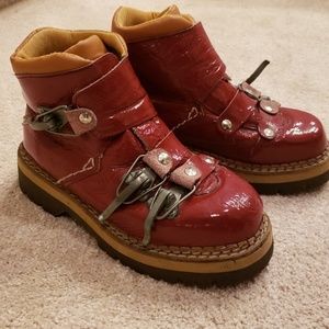 Women's Red Winter Boots